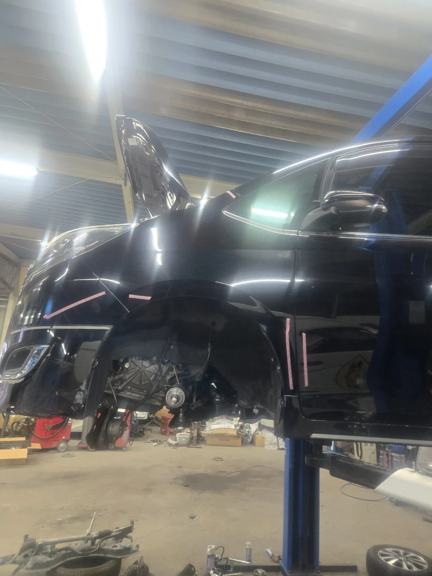 エスクワイヤフロント足回り修理