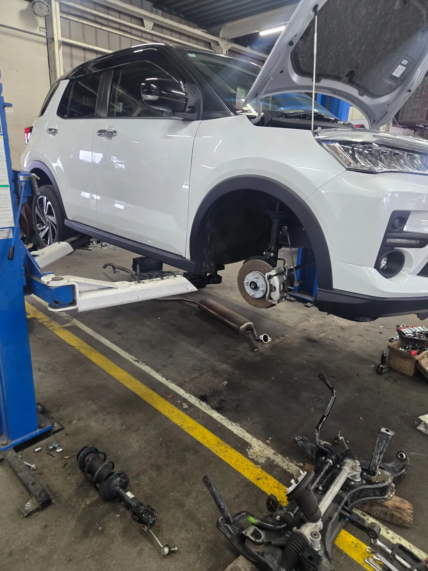 ライズフロント足回り修理