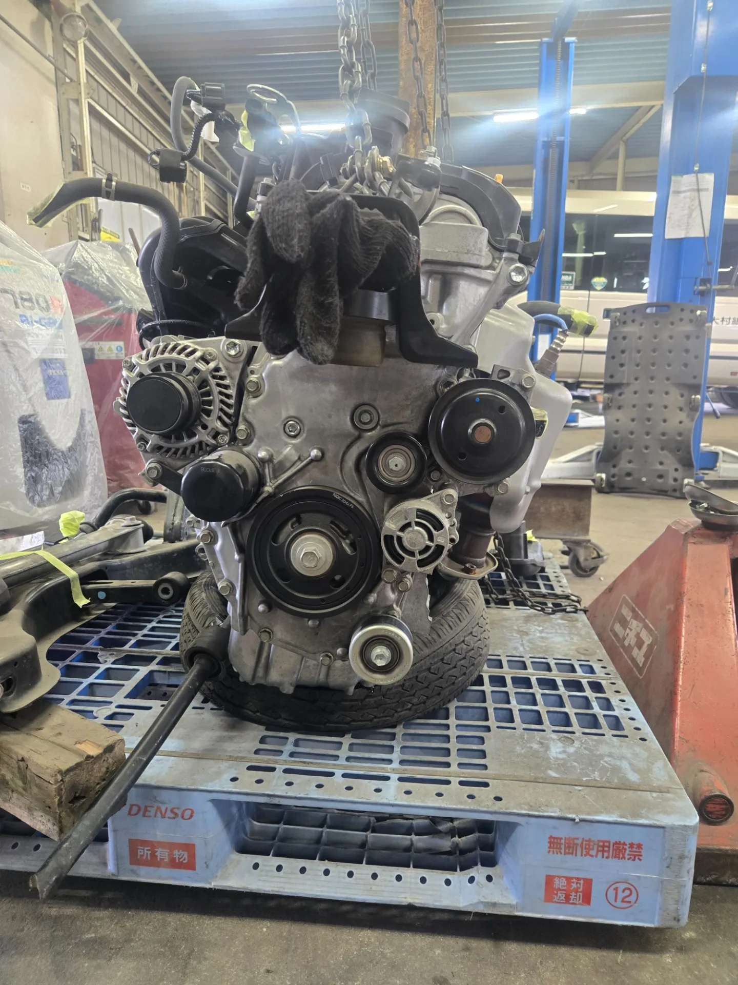 ライズオイルパン交換