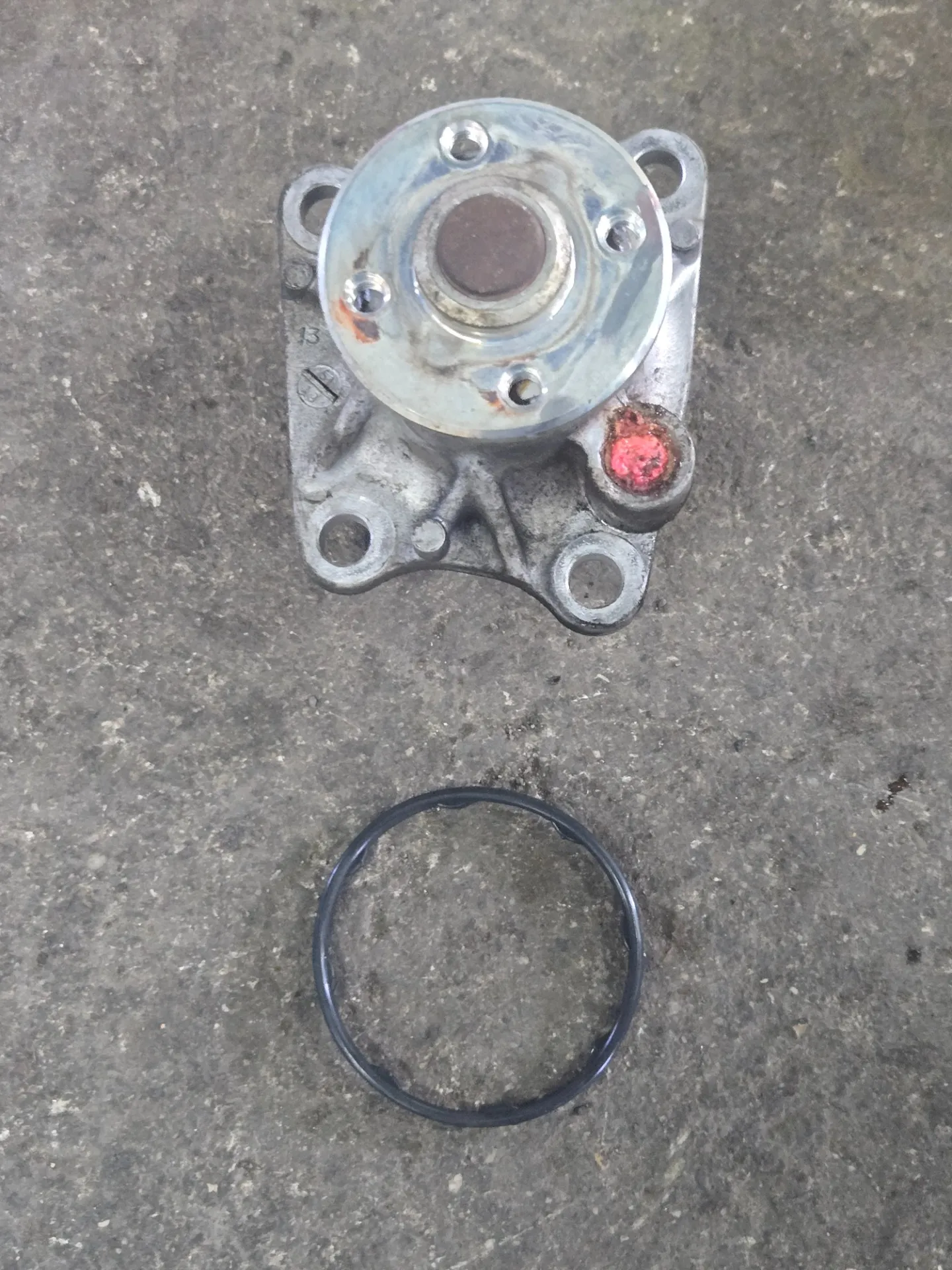 タントウォーターポンプ交換